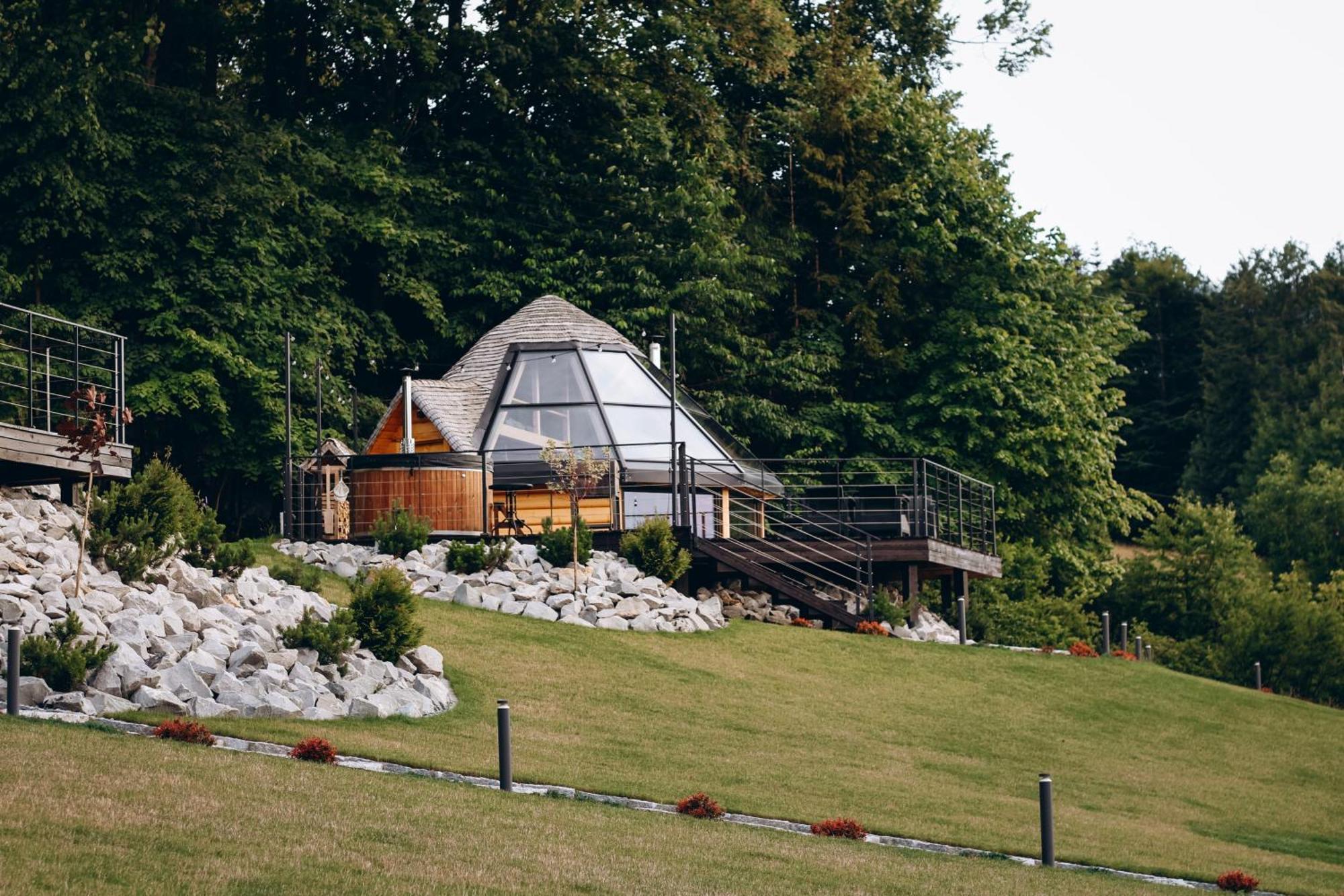 Osada Poli Koniakow - Panoramiczny Domek Nr 2 Z Prywatna Balia I Hydromasazem Koniaków Exterior foto